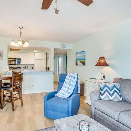 Ocean-View Saint Helena Island Condo - Pool Access Oceanmarsh Subdivision المظهر الخارجي الصورة