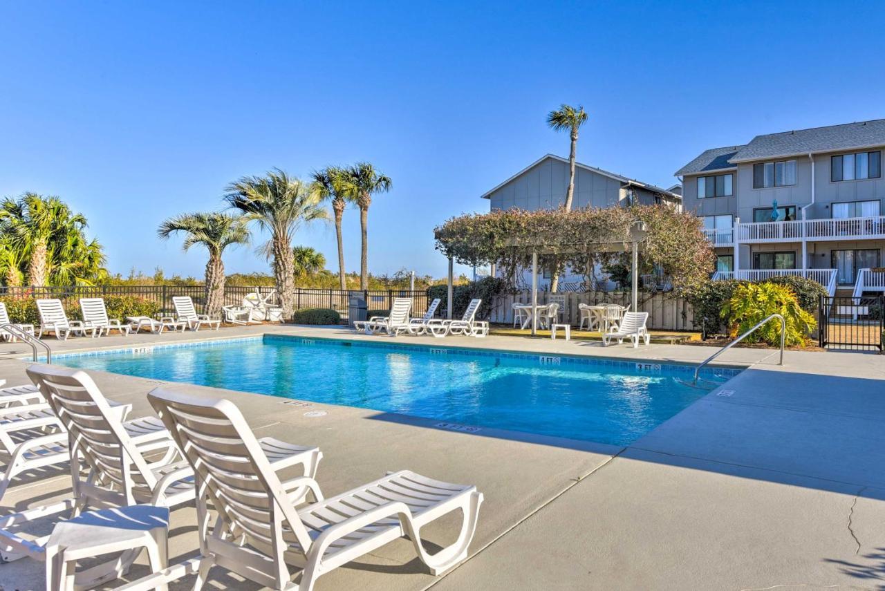 Ocean-View Saint Helena Island Condo - Pool Access Oceanmarsh Subdivision المظهر الخارجي الصورة