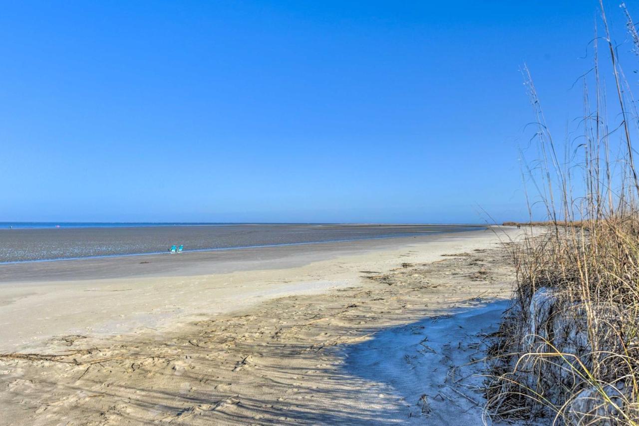 Ocean-View Saint Helena Island Condo - Pool Access Oceanmarsh Subdivision المظهر الخارجي الصورة