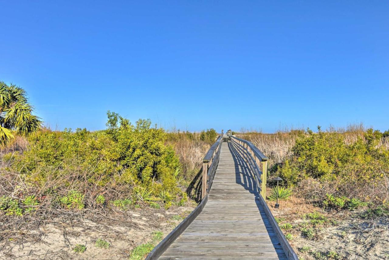 Ocean-View Saint Helena Island Condo - Pool Access Oceanmarsh Subdivision المظهر الخارجي الصورة
