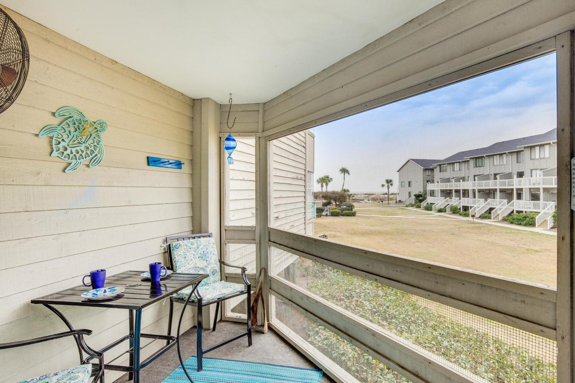 Ocean-View Saint Helena Island Condo - Pool Access Oceanmarsh Subdivision المظهر الخارجي الصورة
